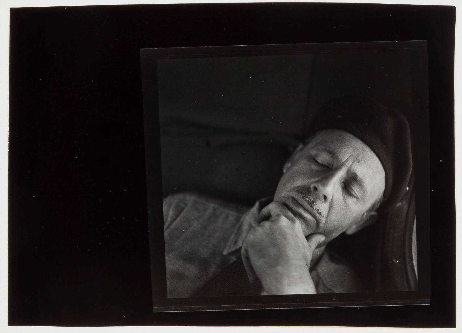 Paul Strand Sleeping on Train