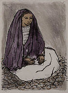 Woman in Shawl