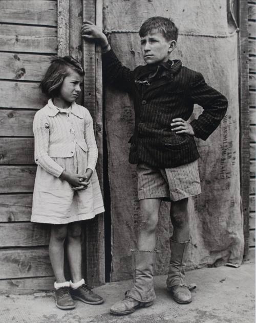 Brother and Sister, Spanish Refugees, South France, 1946