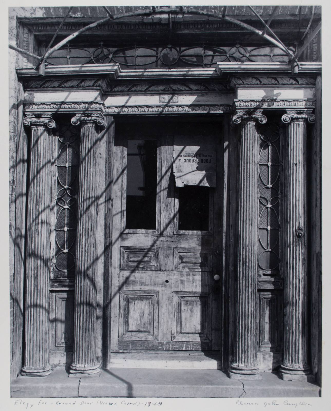 Elegy for a Ruined Door (Vieux Carré)