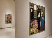 Installation view of Objects and Voices: A Collection of Stories at the Smart Museum of Art, Fe…