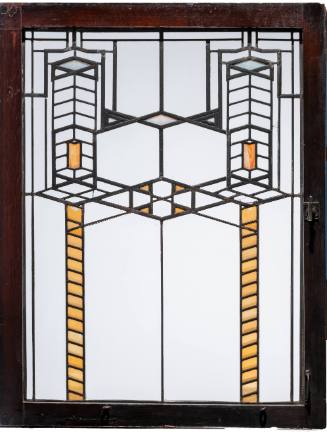 Servant's bedroom window for the Frederick C. Robie house [Robie window number 97]