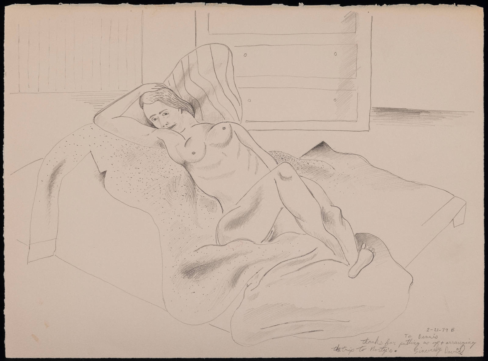 Untitled (reclining nude)