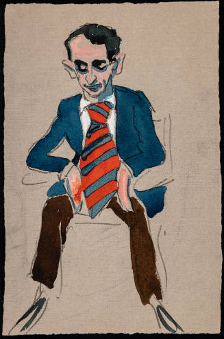 Untitled (man with striped tie)