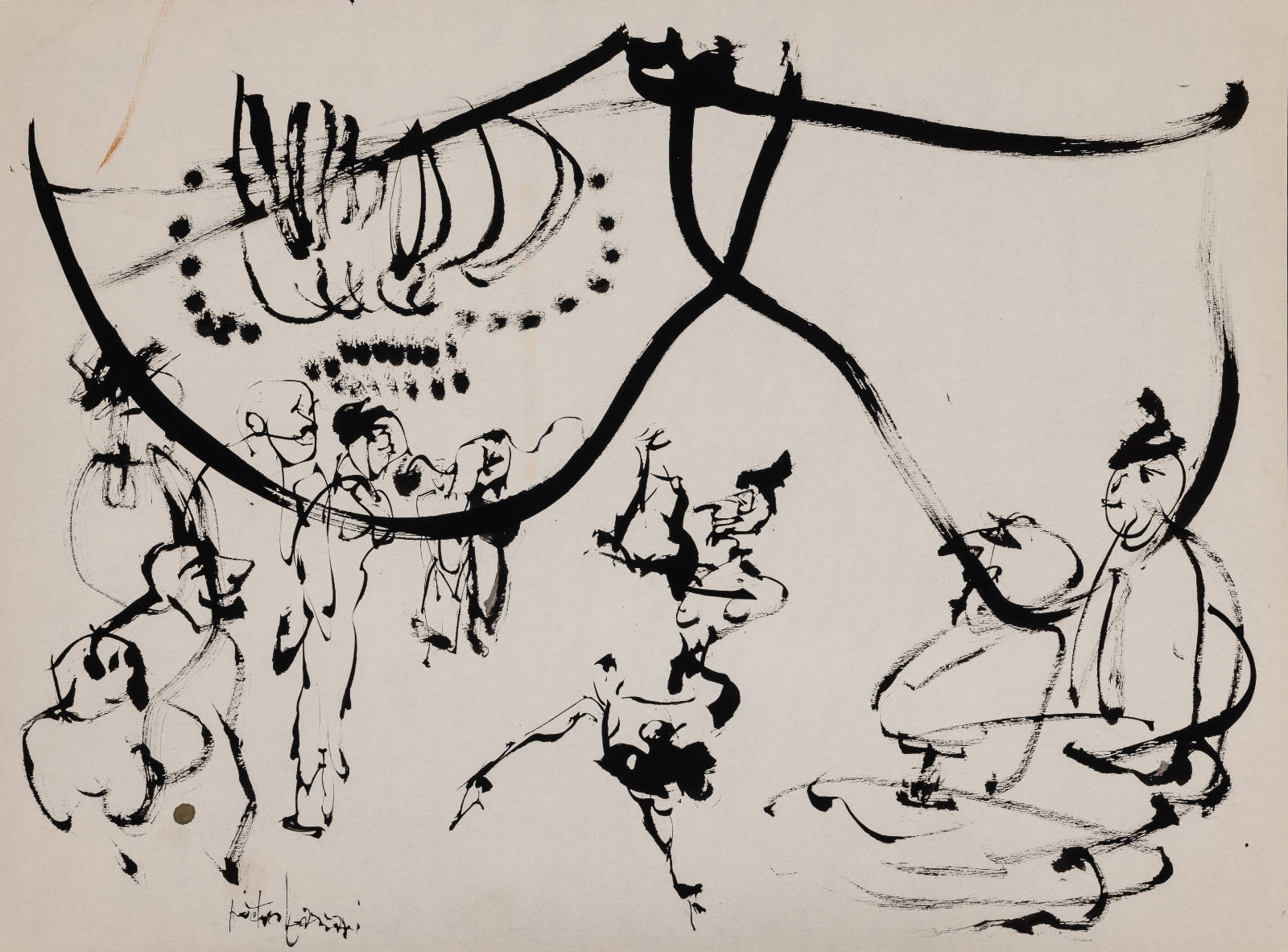 Untitled (circus scene)