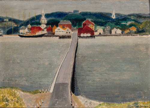 View of Wiscasset, Maine