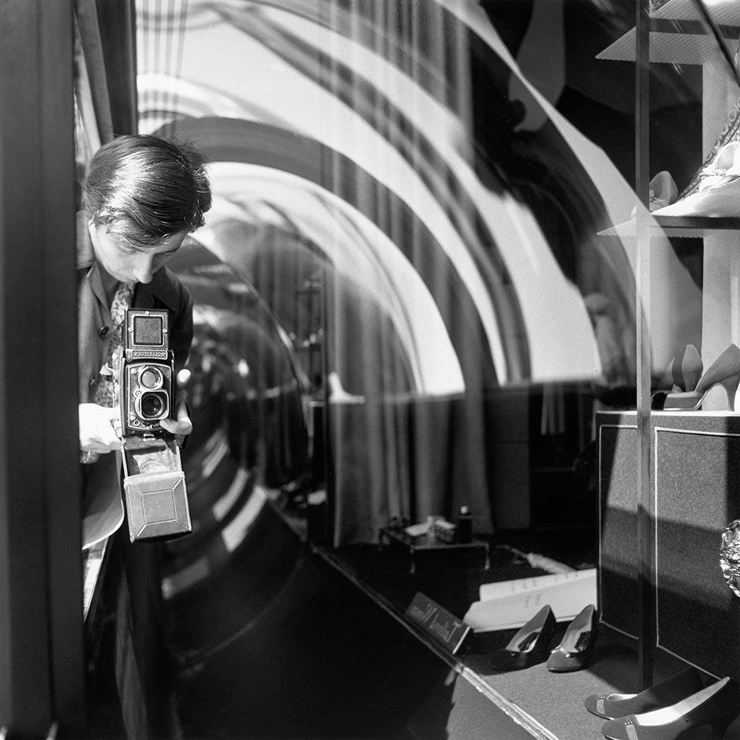 Self-portrait, Shoe Store