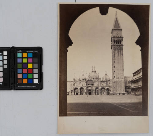 Place saint Marc, prise du Palais Royal (Saint Mark's Square, taken from the Royal Palace), Venice