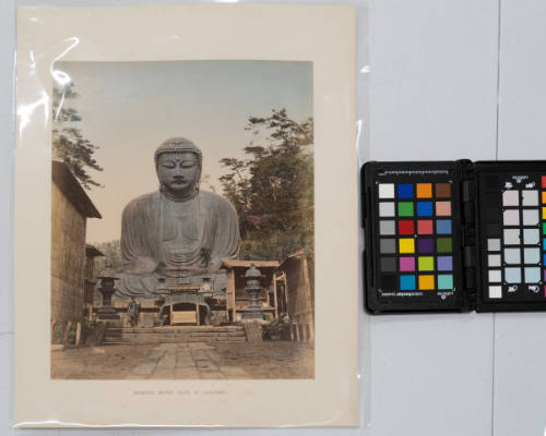 Diabutsu (the Great Buddha) at Kamakura, Japan