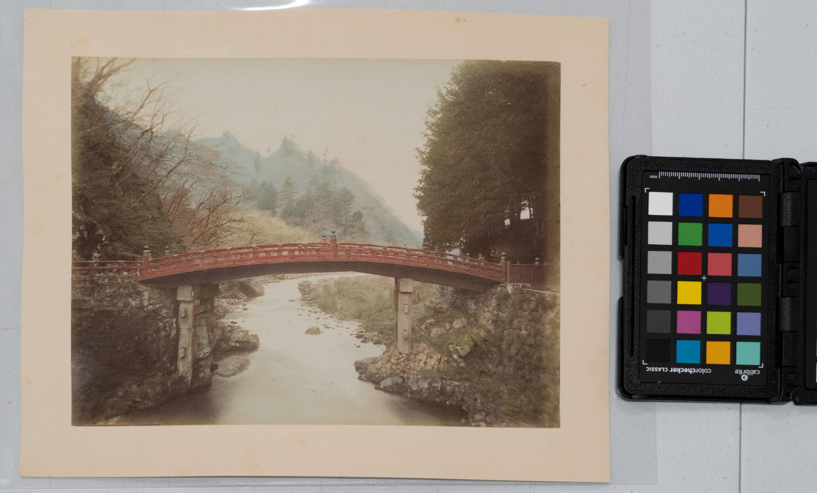 Sacred bridge at Nikko, Japan