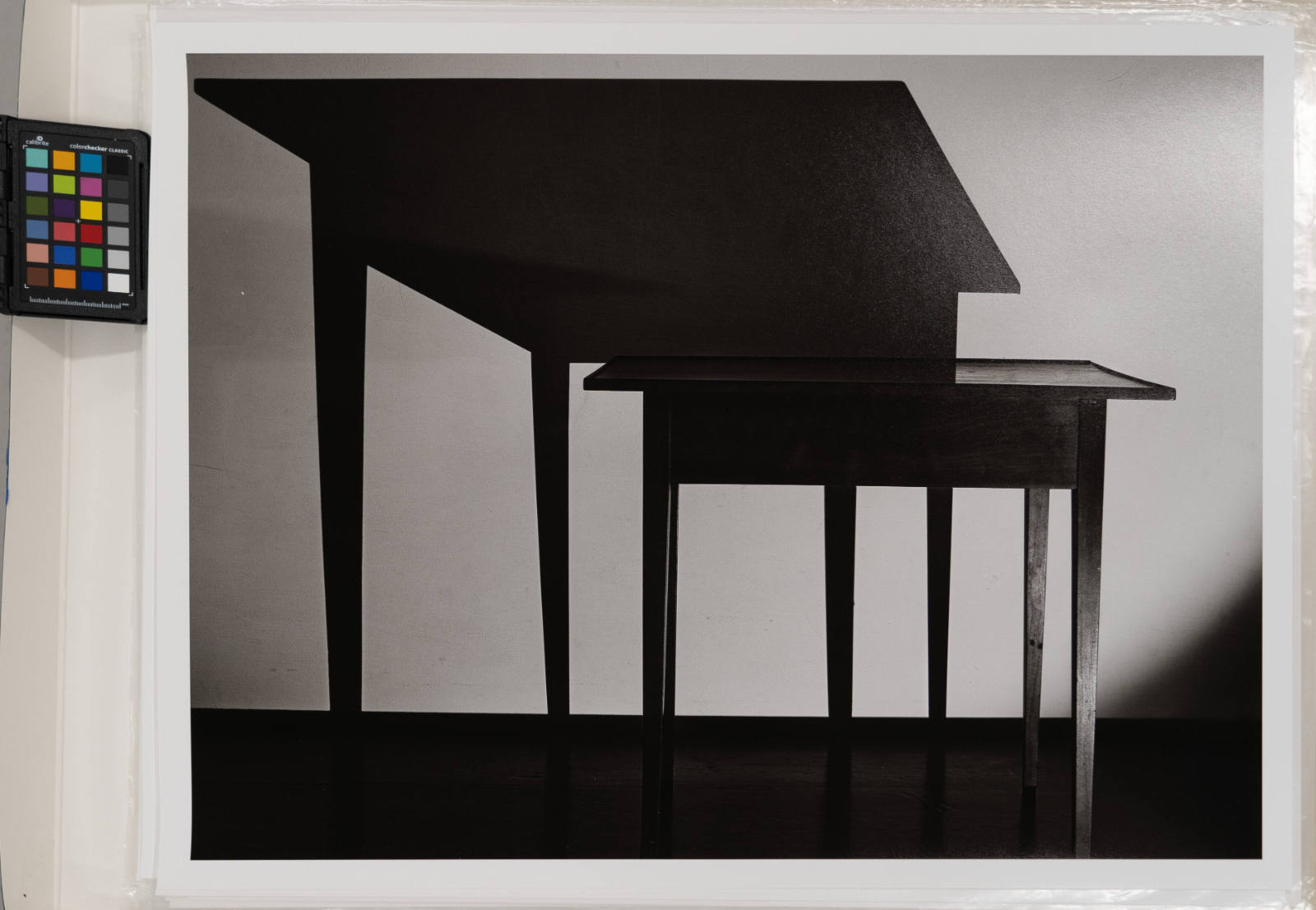 Small Table and Its Shadow - After Charles Sheeler, Hancock Shaker Village