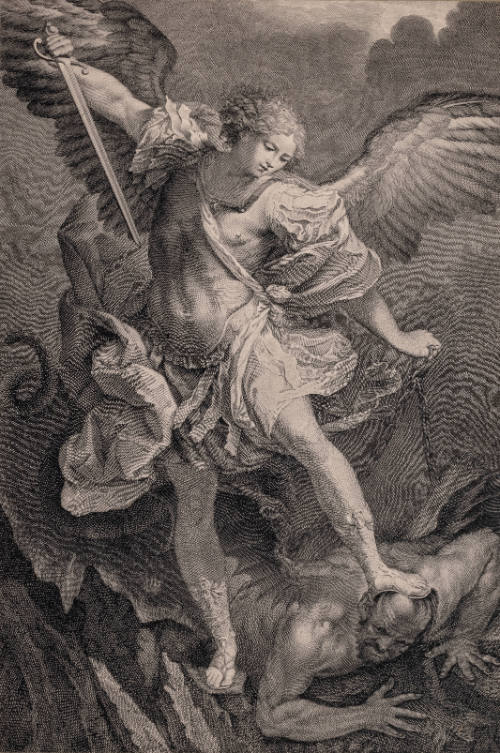 St. Michael and the Dragon (after Guido Reni)