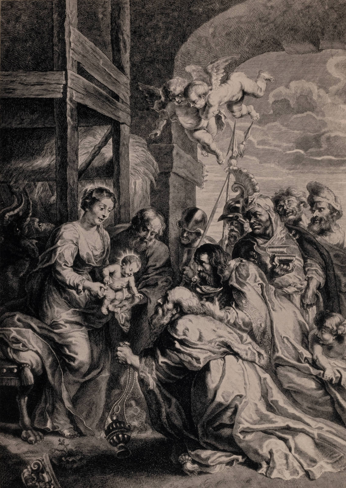 Adoration of the Magi (after Peter Paul Rubens)