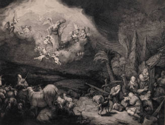 Anunciation to the Shepherds (after Govaert Flinck)