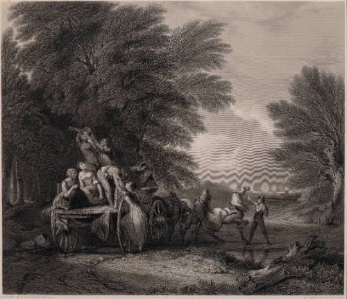 Landscape with Wagon (after Gainsborough)