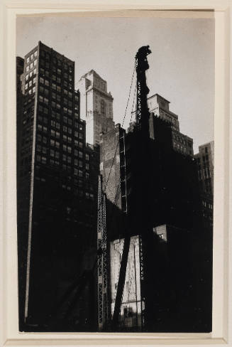 Untitled (Skyscraper with Cranes)