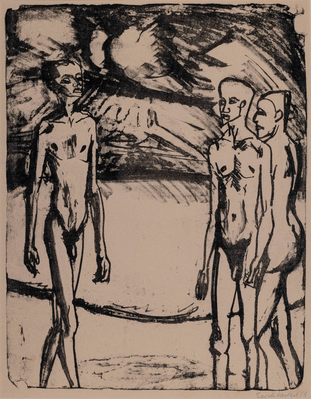 Bathing Youths (Badende Junglinge)