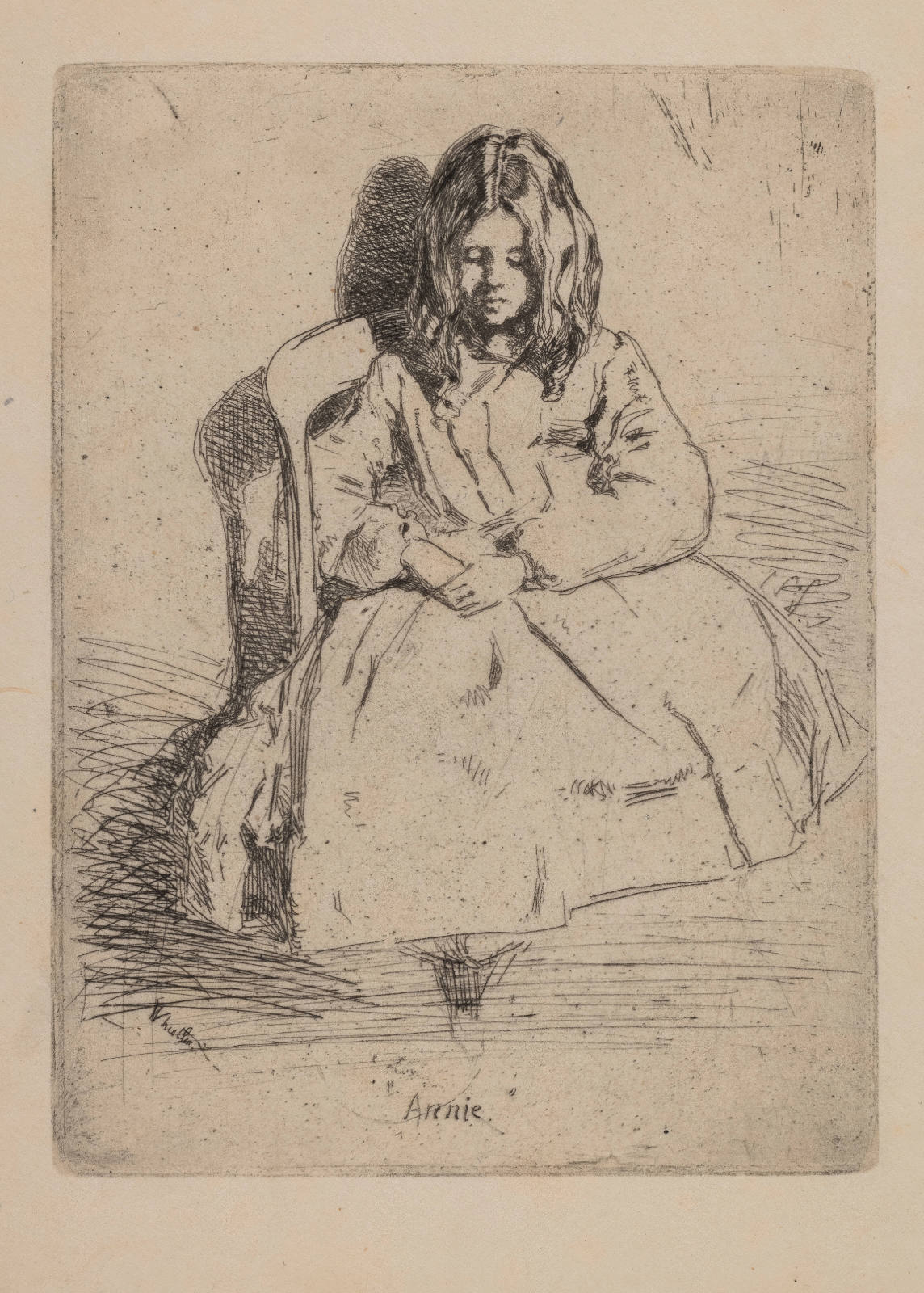 Annie, Seated