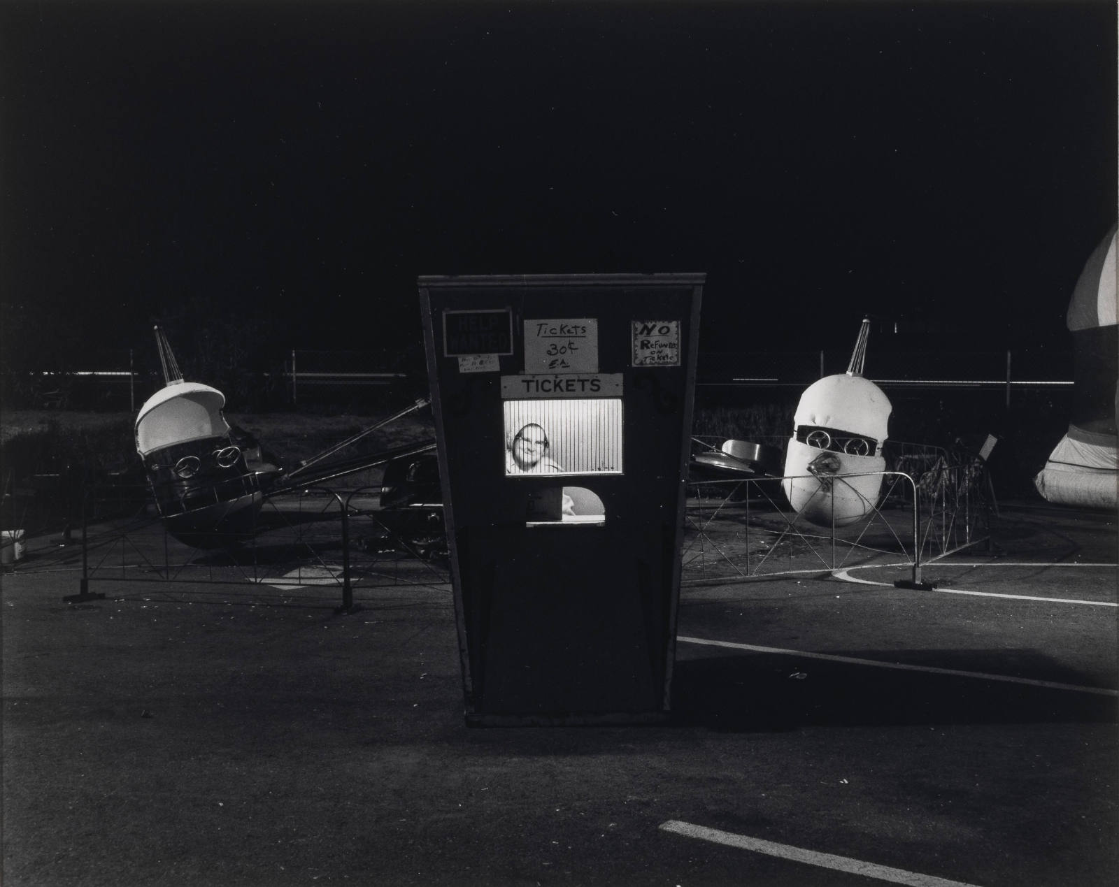 Untitled (photograph of a ticket seller)