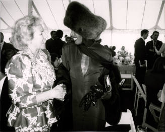 Grace Jones and Ethel Kennedy