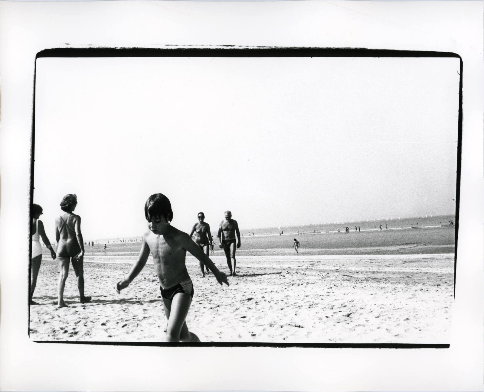 Unidentified People at the Beach